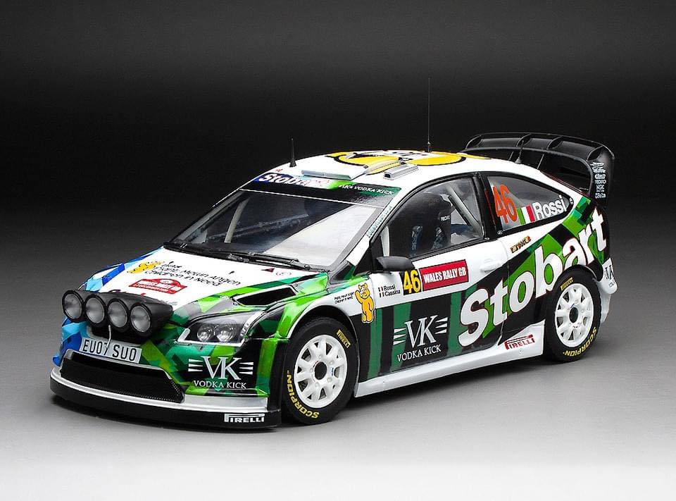Pre-order Valentino Rossi Ford Focus WRC 1/18 model