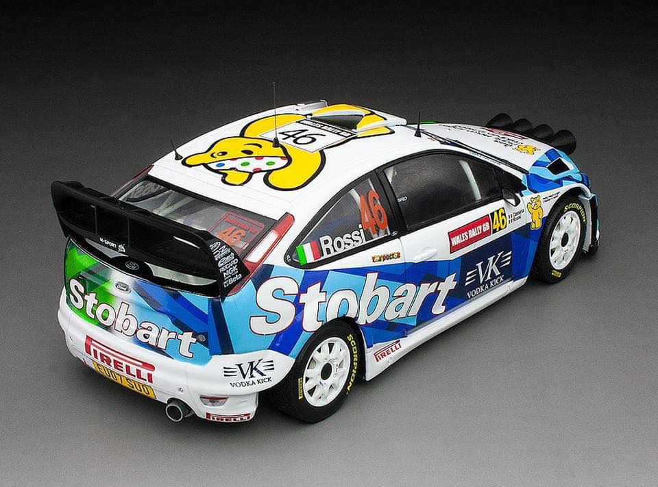 Pre-order Valentino Rossi Ford Focus WRC 1/18 model