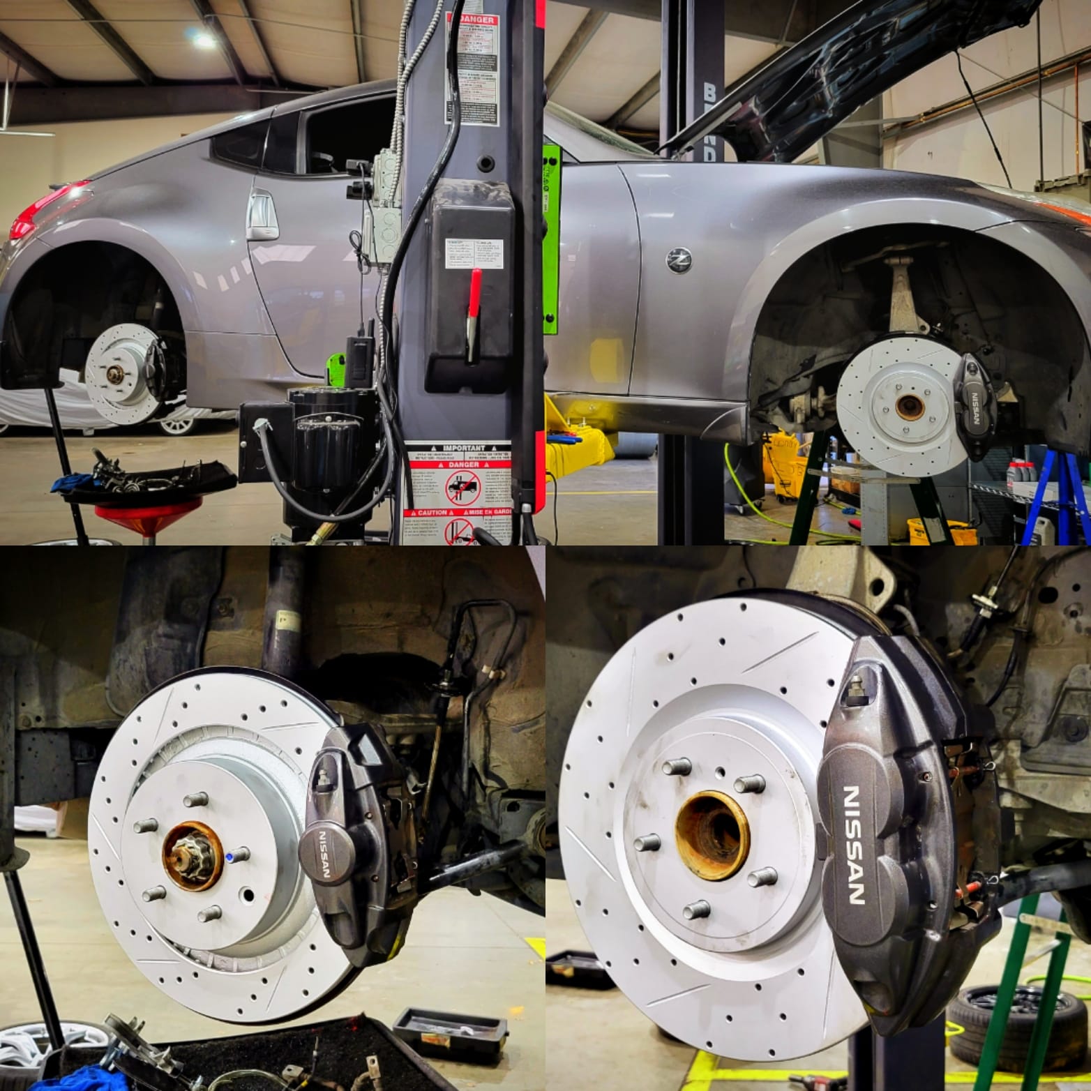 Nissan 180sx with 370z wheels and Z80 kit