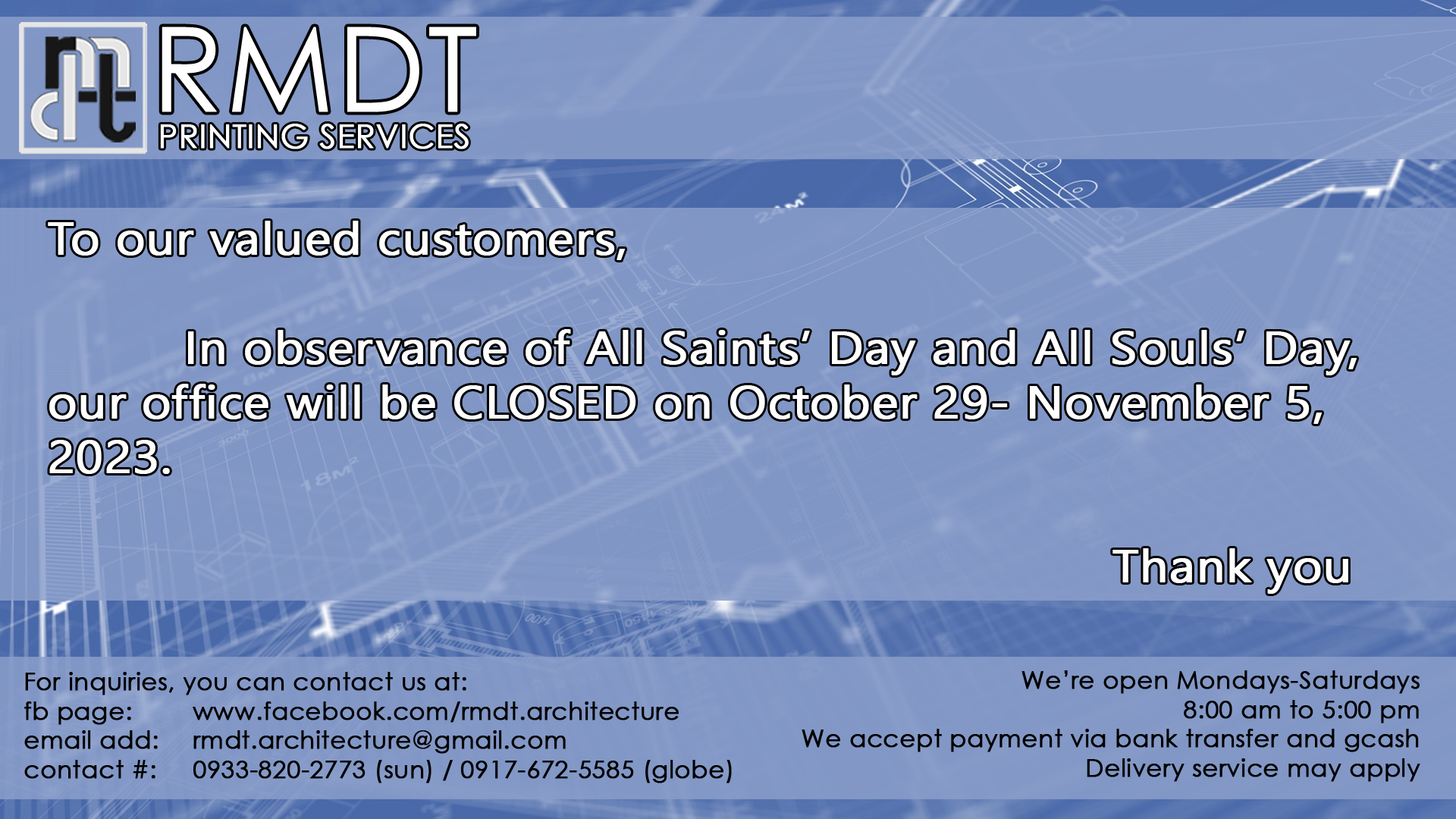 RMDT Printing Services | Quezon City
