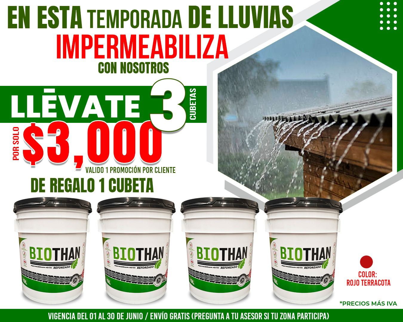 Biothan - !Las lluvias llegaron? Impermeabiliza con nosotros con tan ...