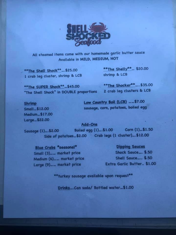Shell Shocked Seafood added a new... - Shell Shocked Seafood