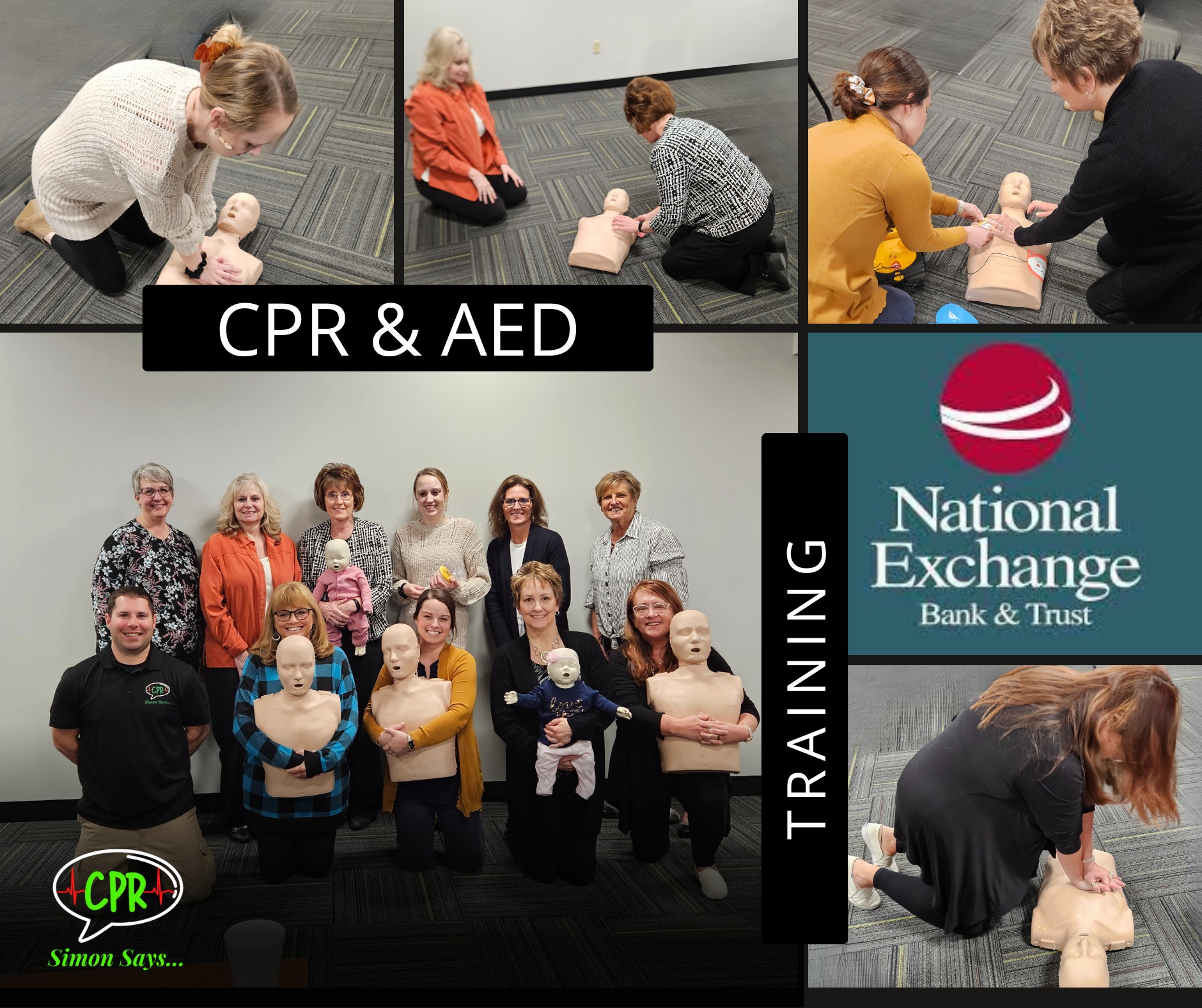 Simon Says CPR - 🙌🏼This team from National Exchange Bank