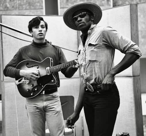 Ry Cooder and Taj Mahal in 1965 studio session