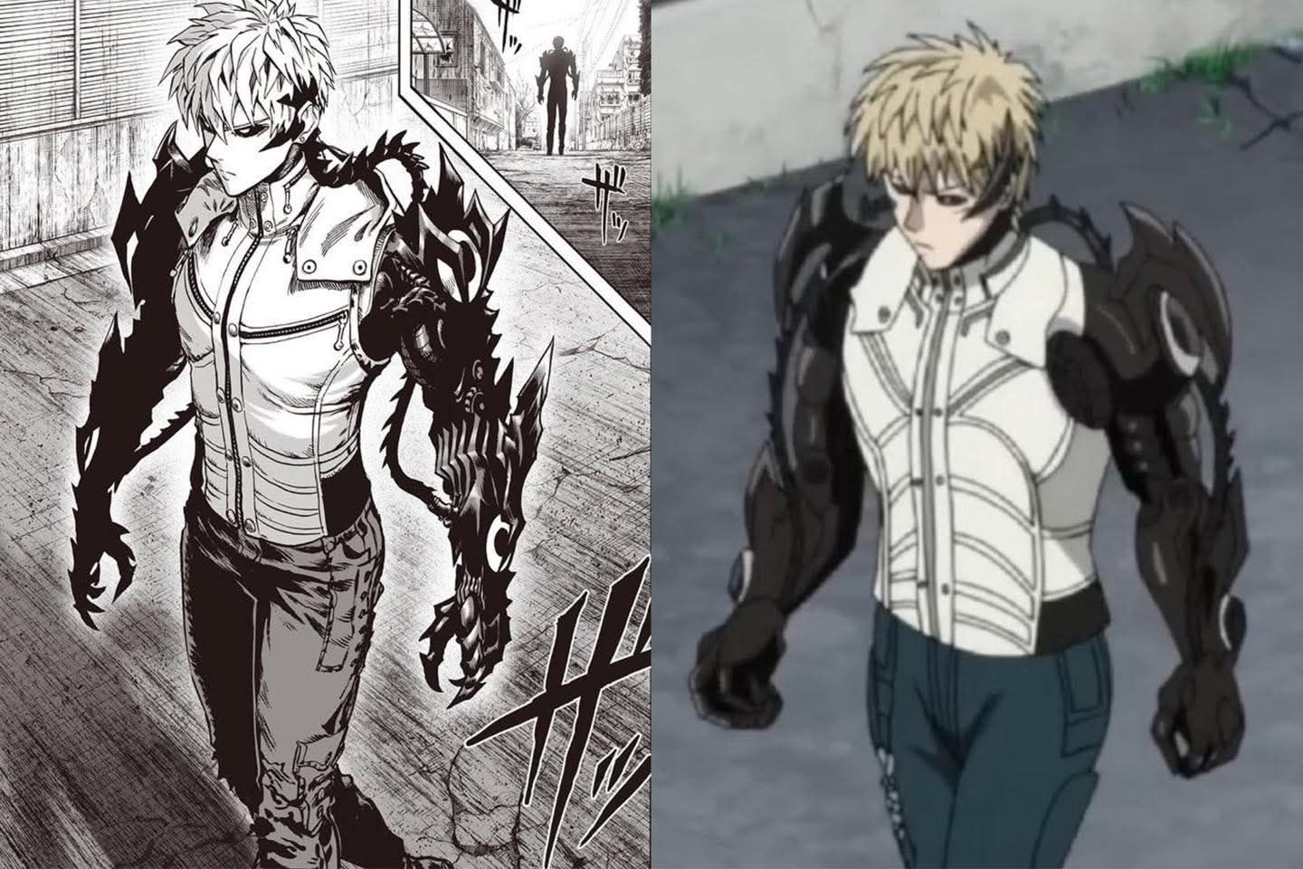 some opm fans spotted that genos frames has been reused from 