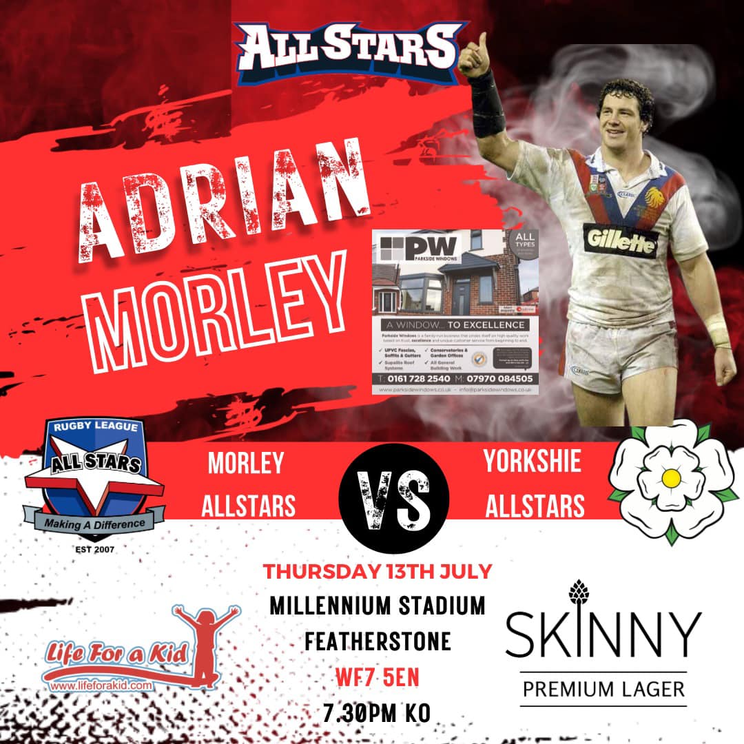 Rugby - ⭐️Massive thanks to Parkside Windows for sponsoring Morley ...