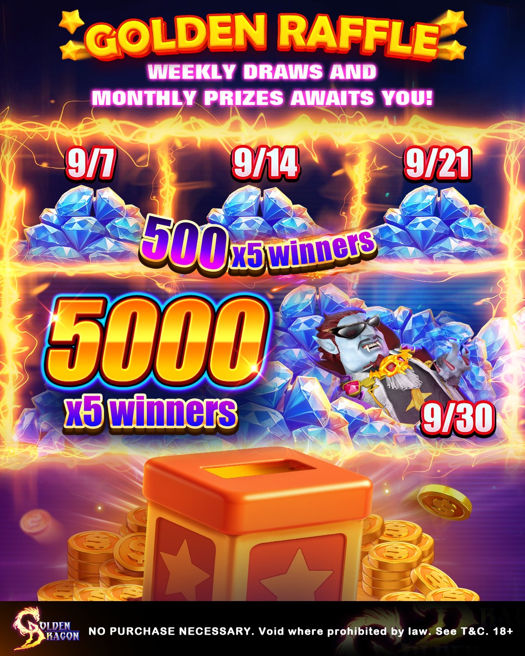 Golden Dragon - 🎈 Golden Raffle Event 🎈 Say hello to the... | Facebook