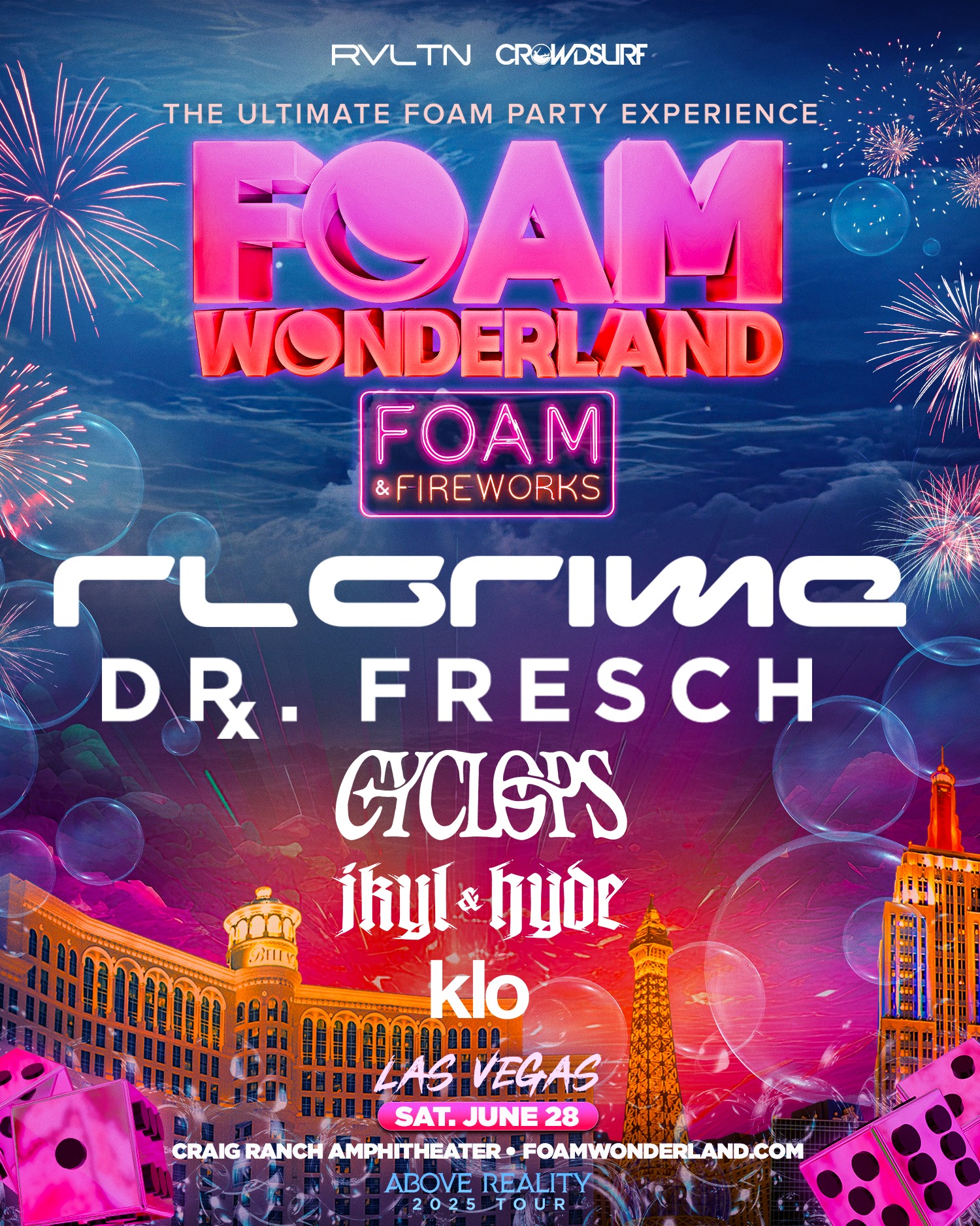 Foam - Revealing the official lineup for FOAM & FIREWORKS 2025 in LAS ...