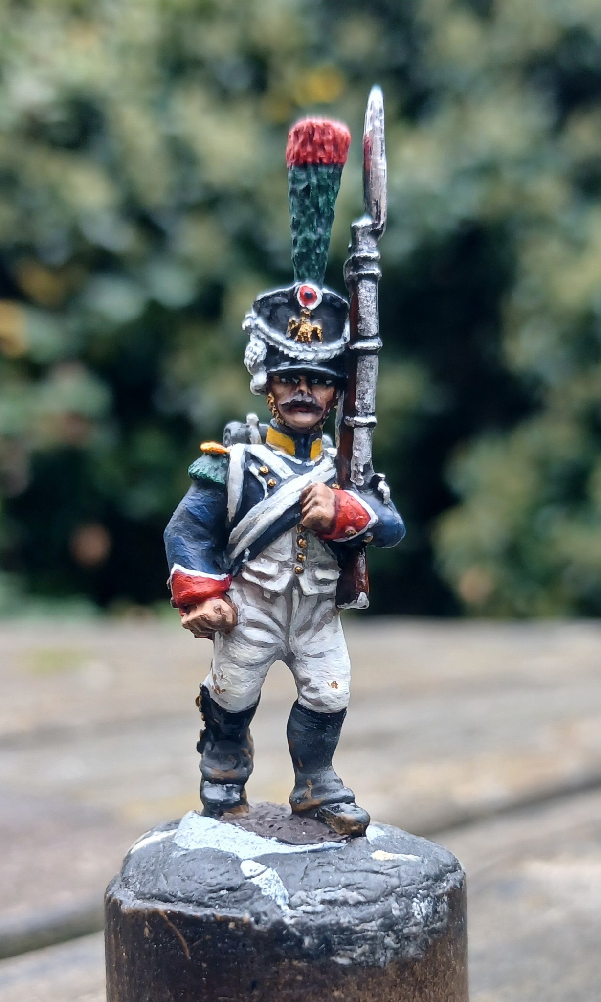 Guerres napoléoniennes, uniformes militaires, Voltigeur français
