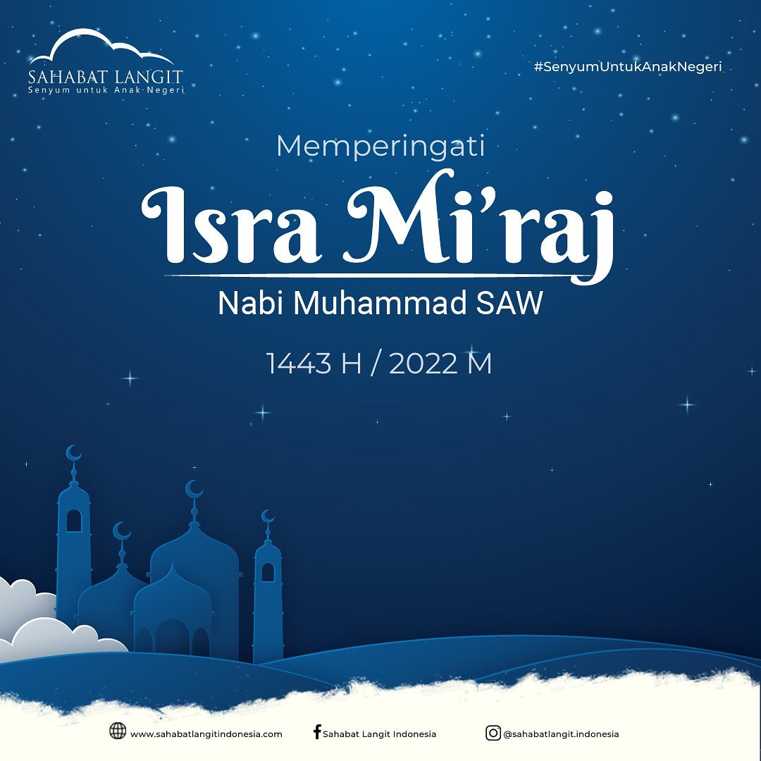 Selamat hari raya Isra Mi'raj... - Sahabat Langit Indonesia
