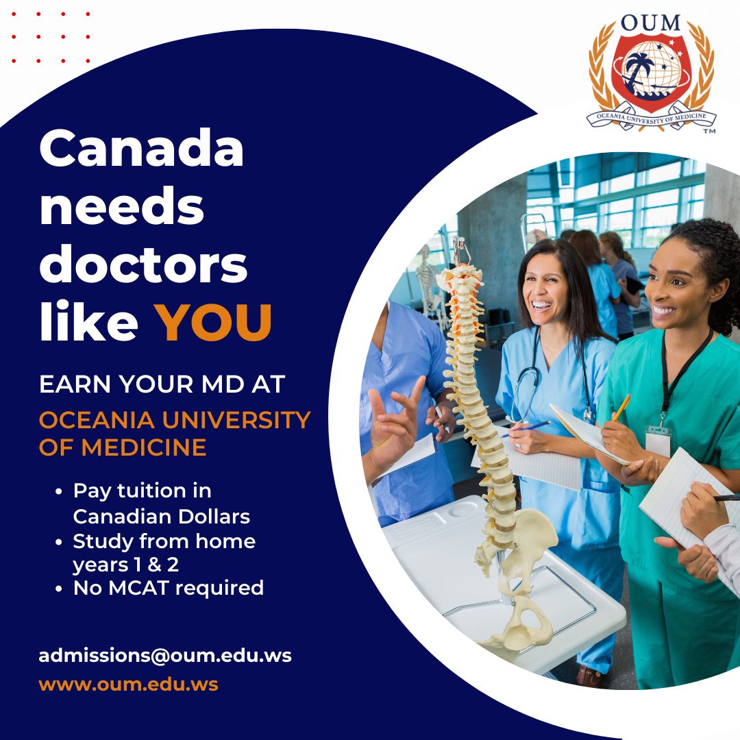 Learn about OUM's program... - Oceania University of Medicine
