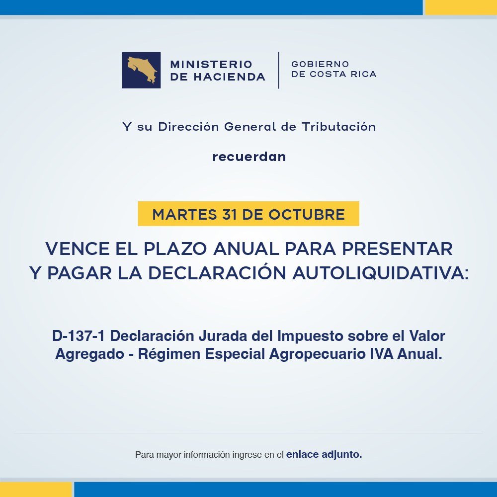 Para más... - Ministerio de Hacienda de Costa Rica | Facebook
