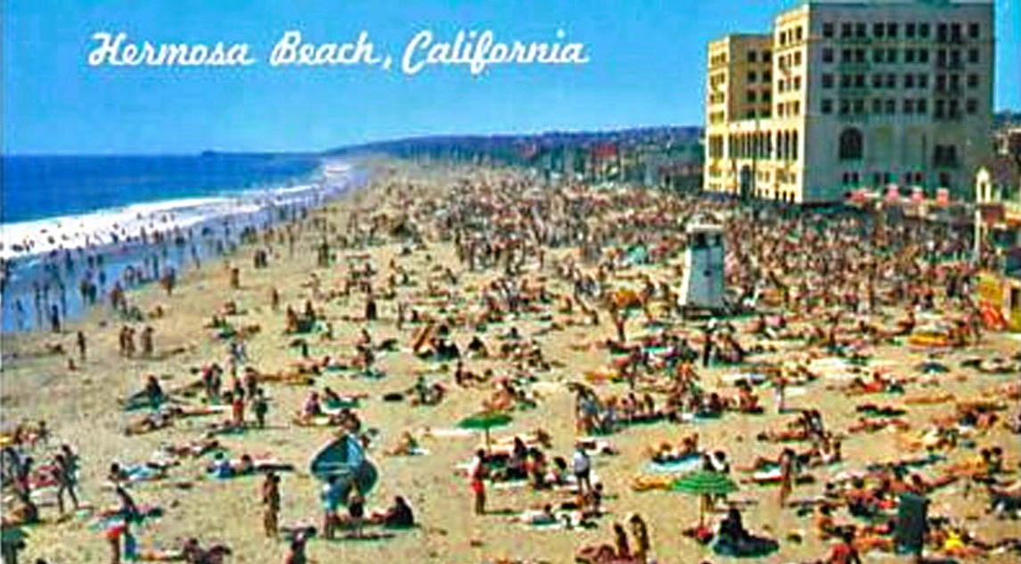 Old South Bay/Los Angeles memories. | 1960s Hermosa Beach postcard ...