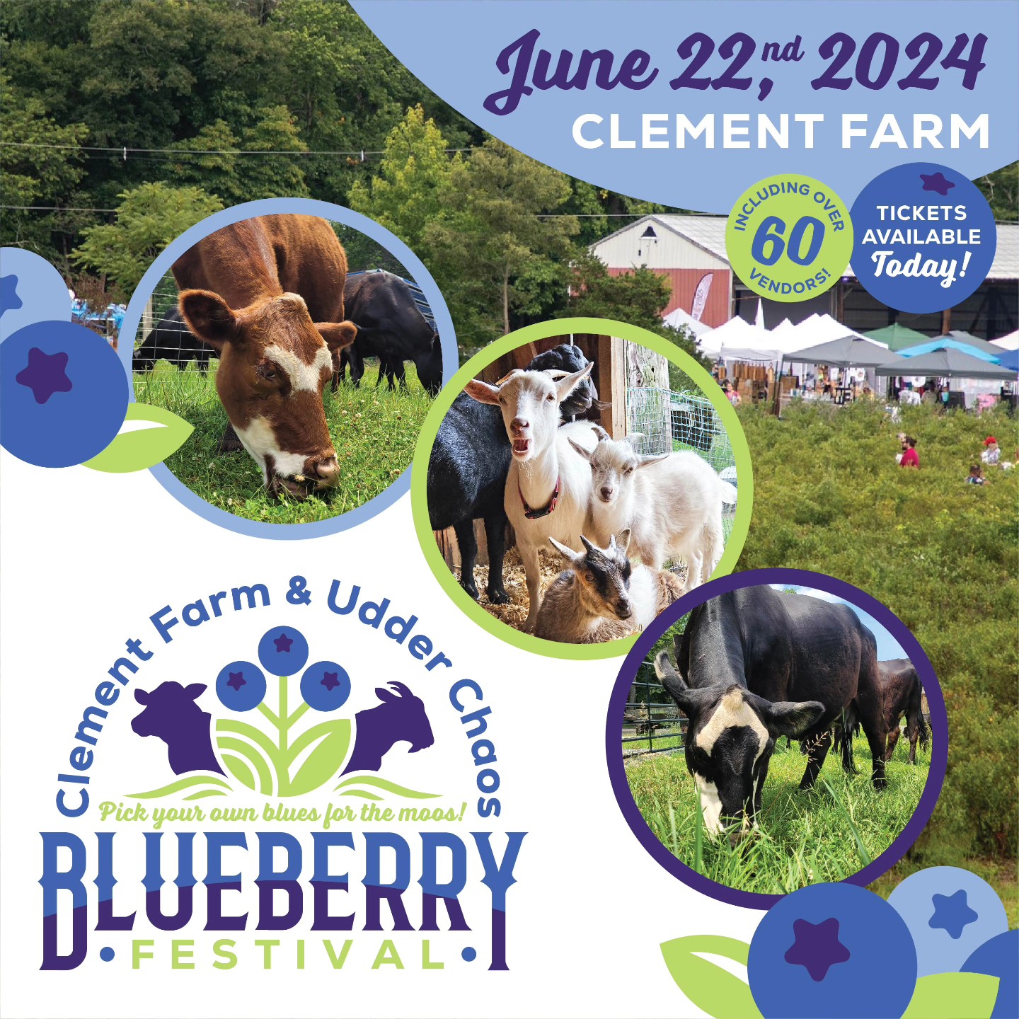 🫐SAVE THE DATE🫐 Our 3rd... - Udder Chaos Farm Sanctuary | Facebook