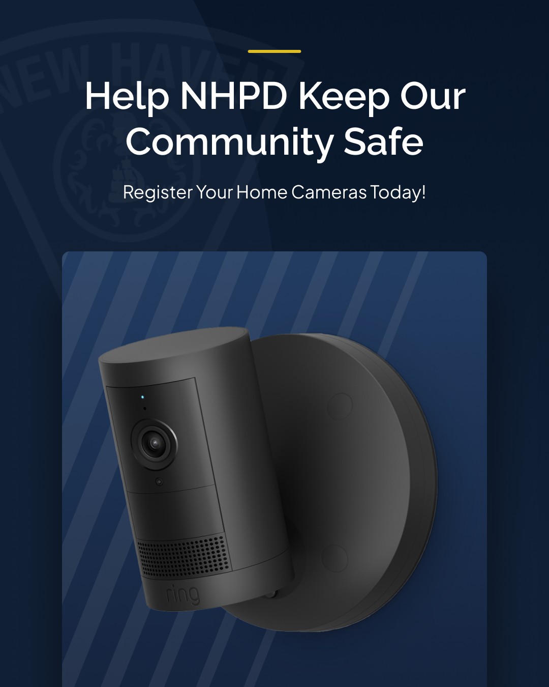 New - Have a Ring or home security camera? Register it with Connect New ...