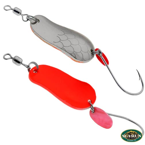 coho killer lure river fishing Silver Knight UV Green-Black Spatter this lure has quickly become a go Silver Horde Coho Killer Spoon