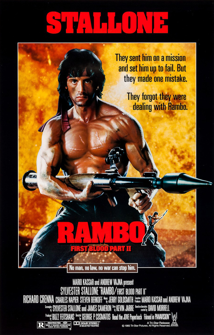 Mel - Complete Classic Movie: Rambo: First Blood Part II (1985) http ...