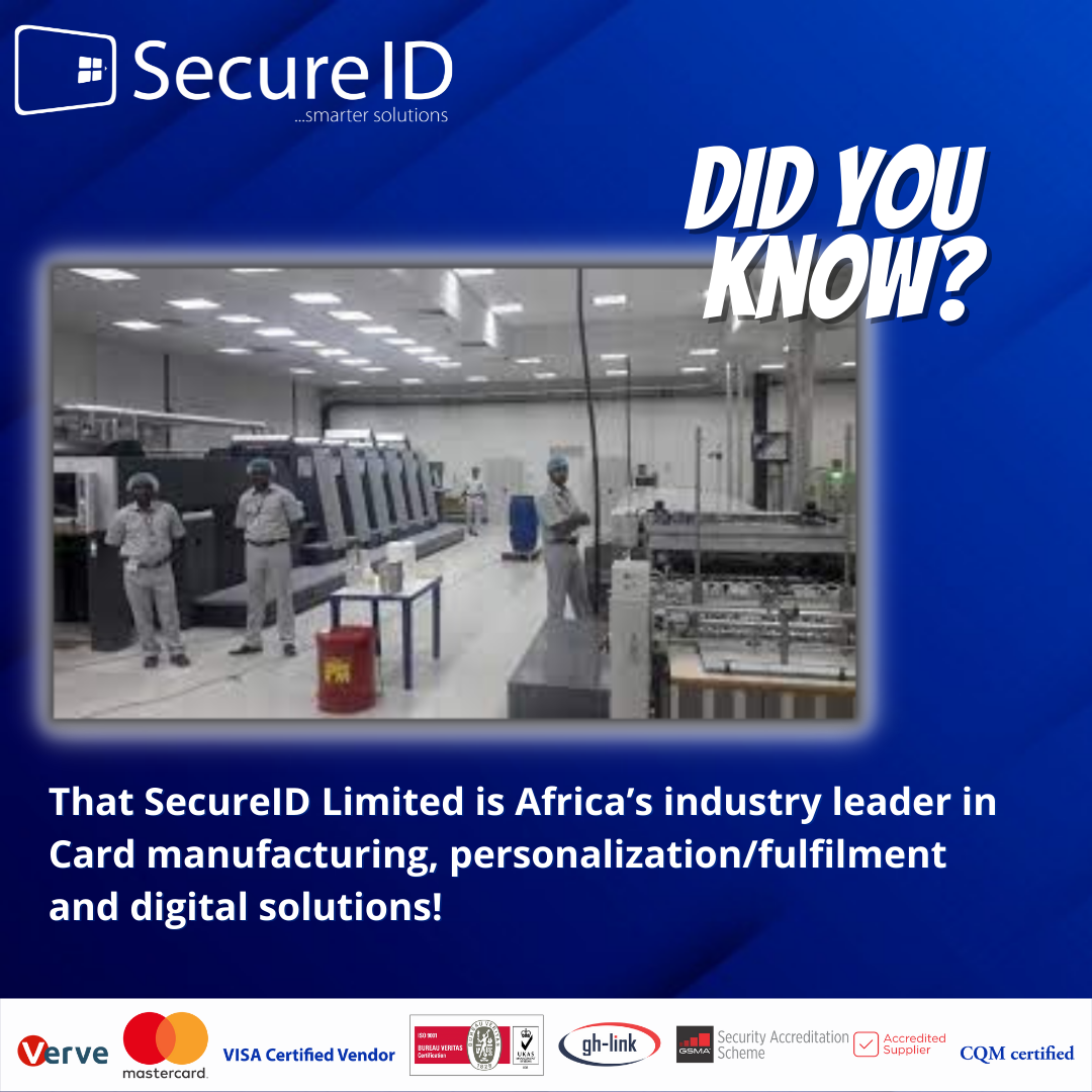 DID YOU KNOW? That SecureID Limited is... - SecureID Limited