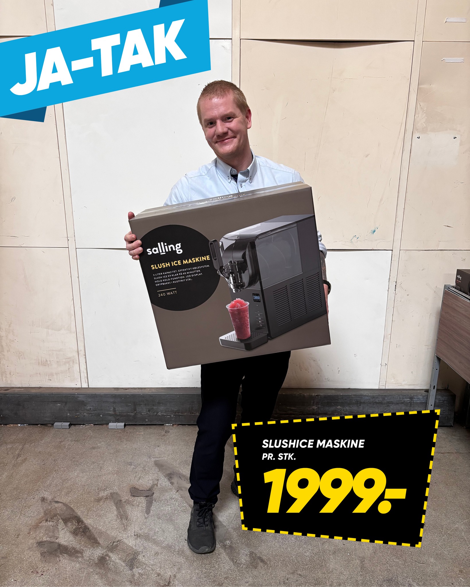 Bilka - UDLØBET 🧊😎 JA TAK // SALLING SLUSHICE MASKINE 3L TIL 1999 KR. 😎 ...
