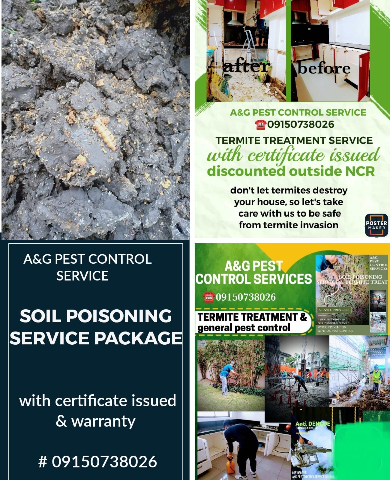 📍 TERMITE TREATMENT SERVICE 🏡... - A&G Pest Control Service | Facebook
