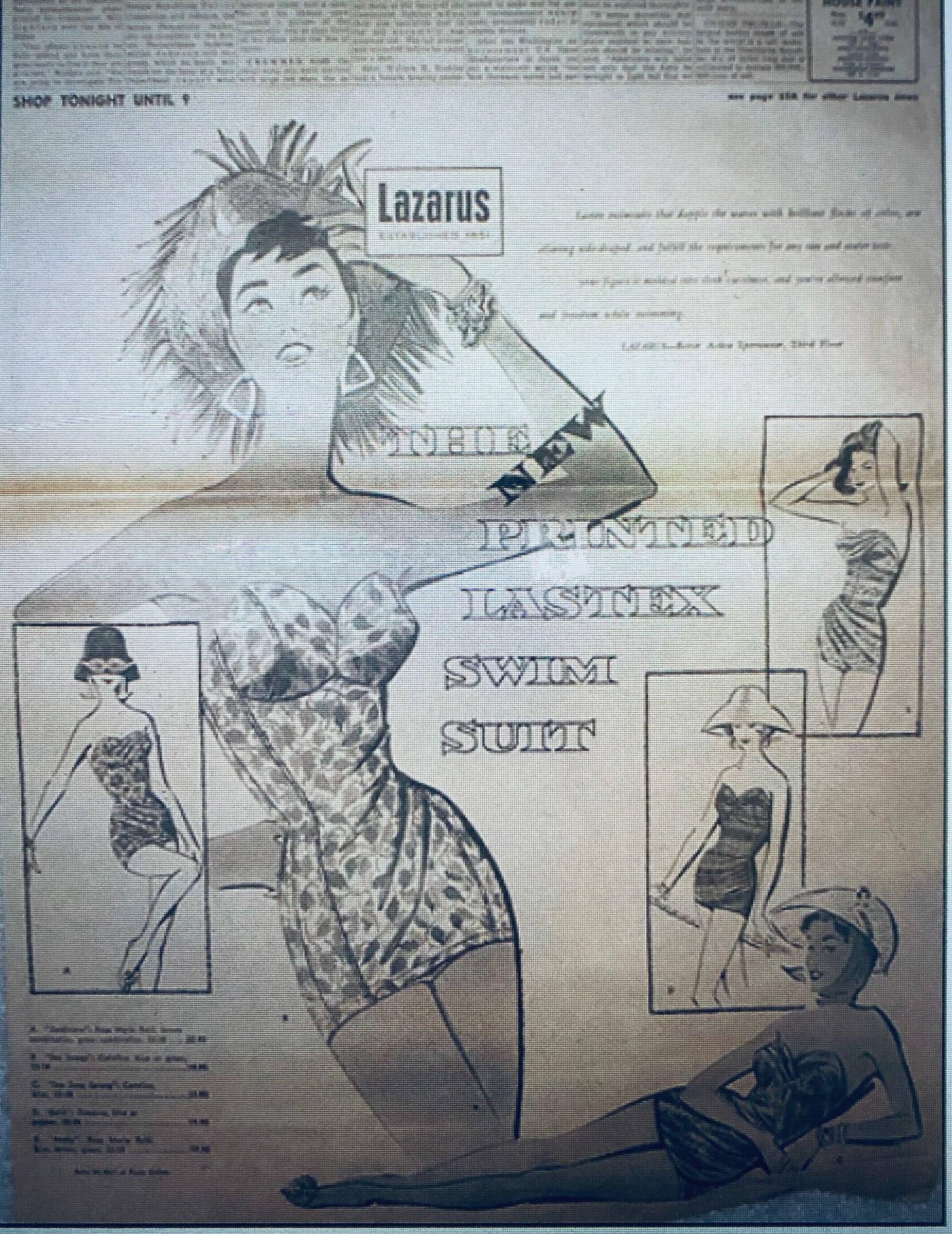 1960s Sears I think just about all my swimwear came from Sears