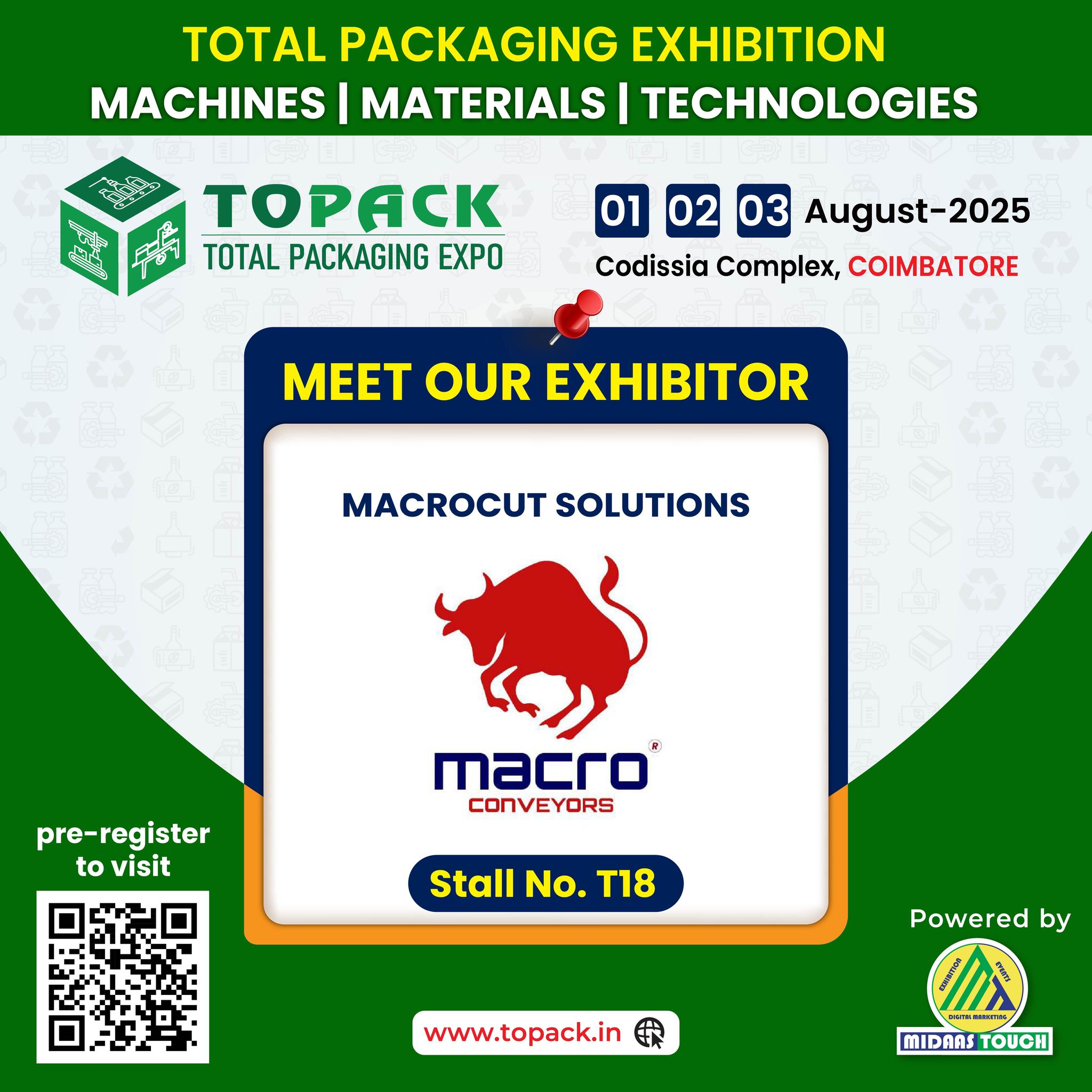 Topack - 📦 MEET OUR EXHIBITOR: MACROCUT SOLUTIONS 📍 Stall No: T18 at ...