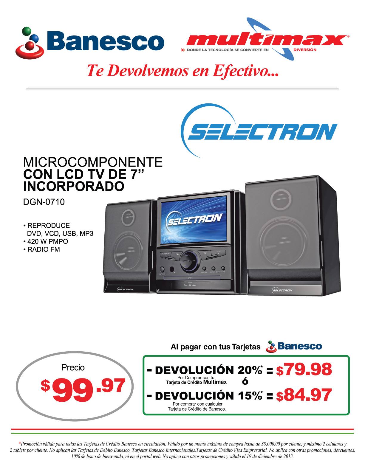 Multimax - Selectron Microcomponente con LCD TV, DVD, USB... | Facebook