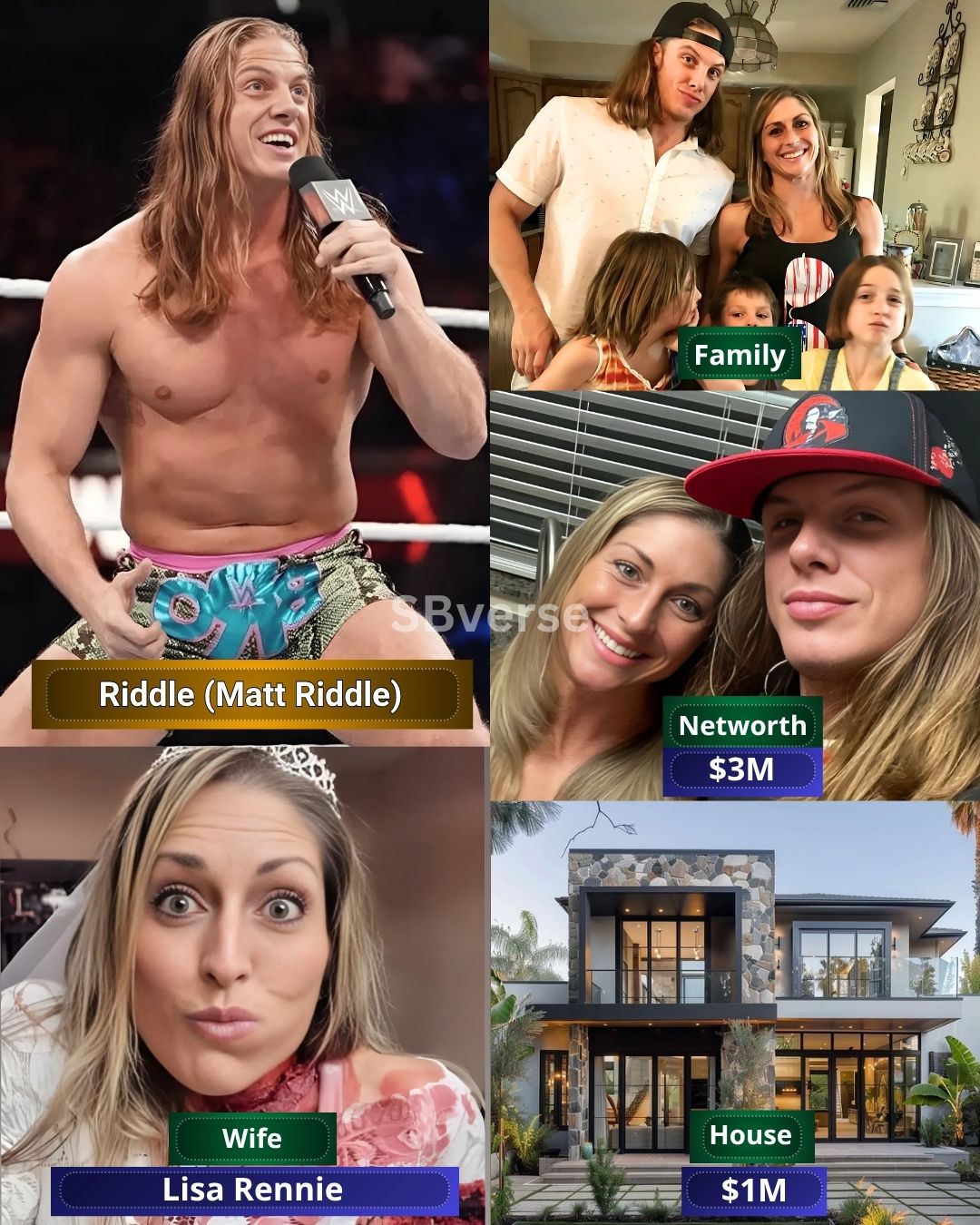 New - Matt Riddle, known simply as Riddle in WWE and AEW, is a former ...