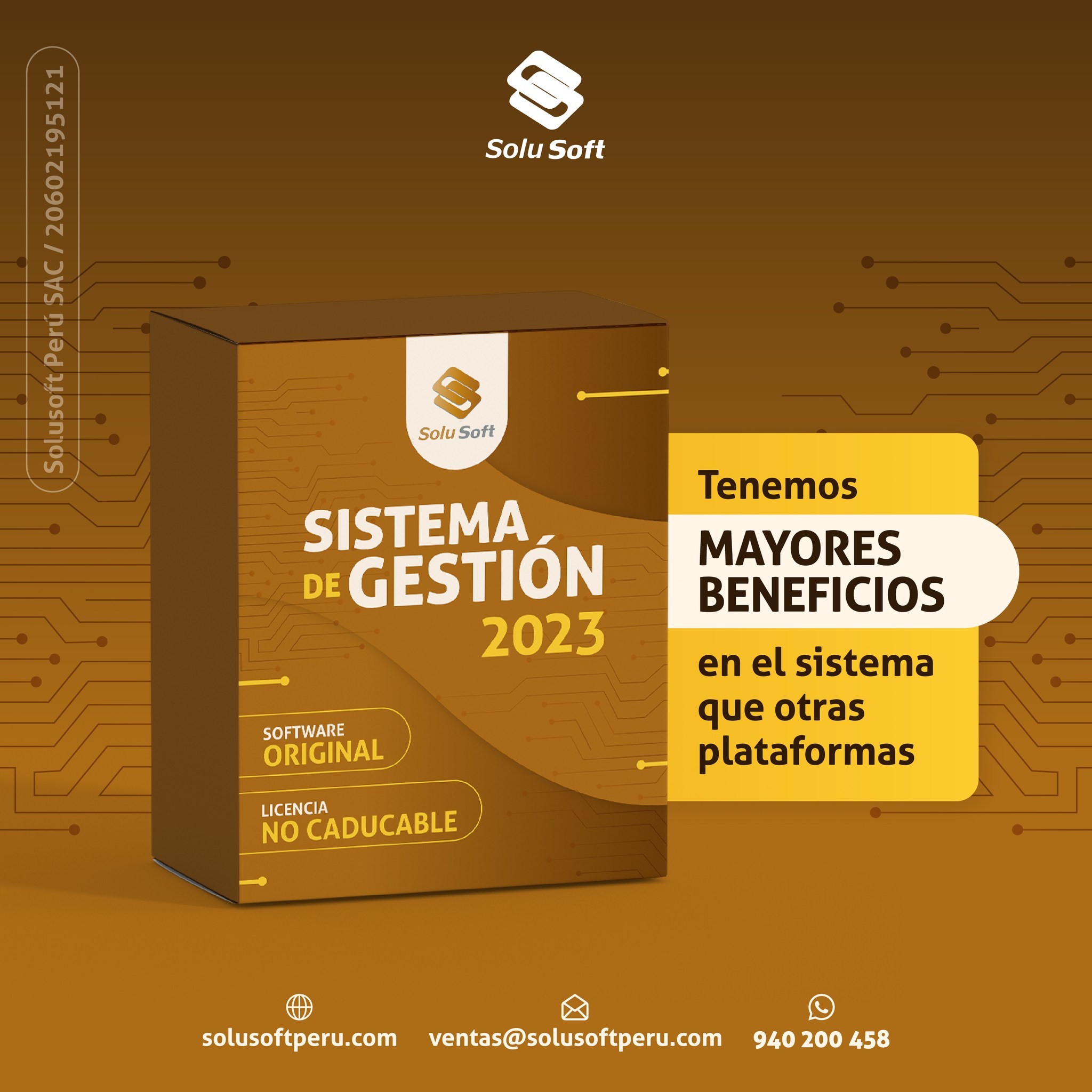 Solusoft Perú - 🚨 TENEMOS MAYORES BENEFICIOS🚨 PIDE TU DEMO...
