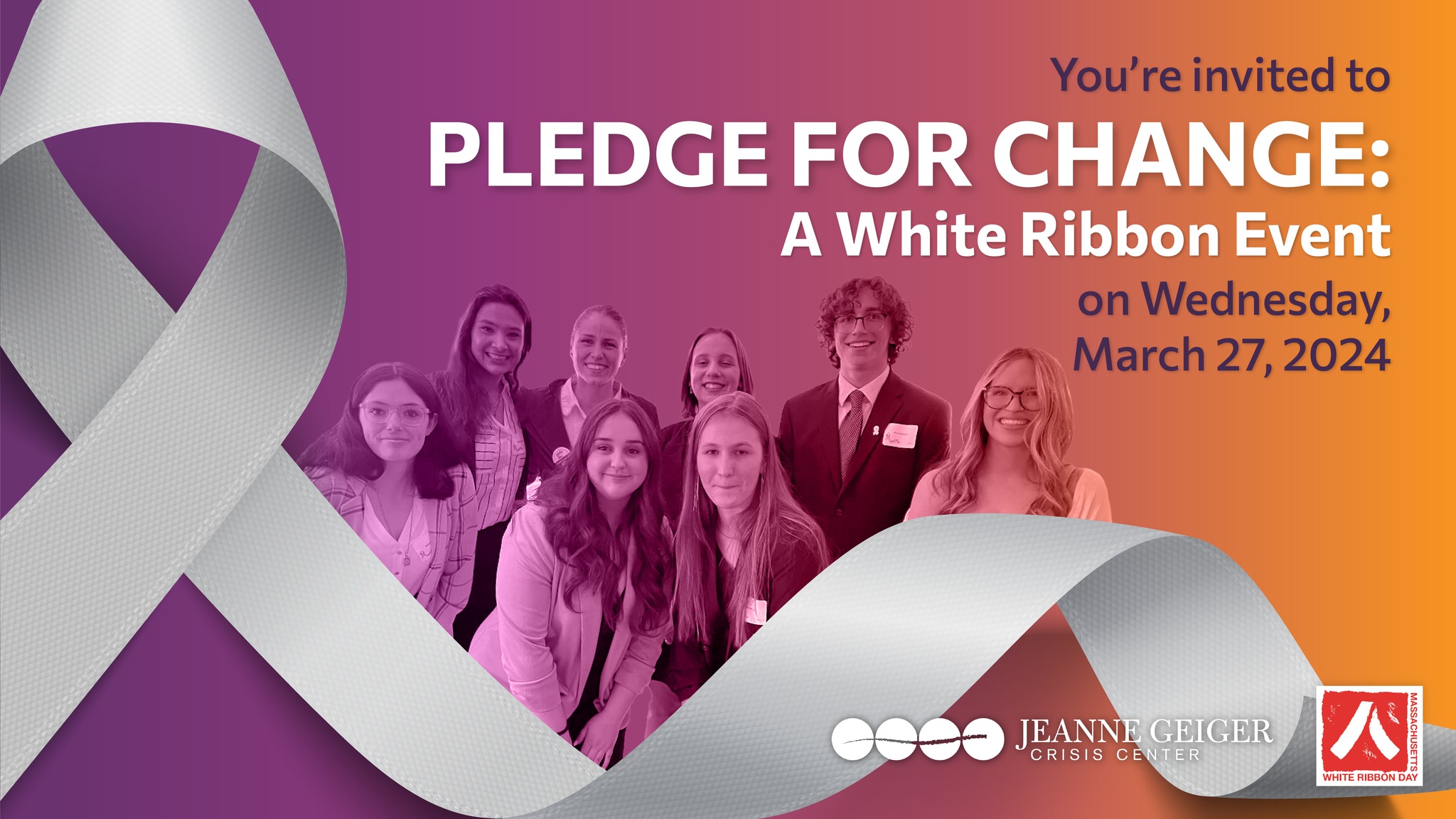 Pledge for Change: A White Ribbon Event