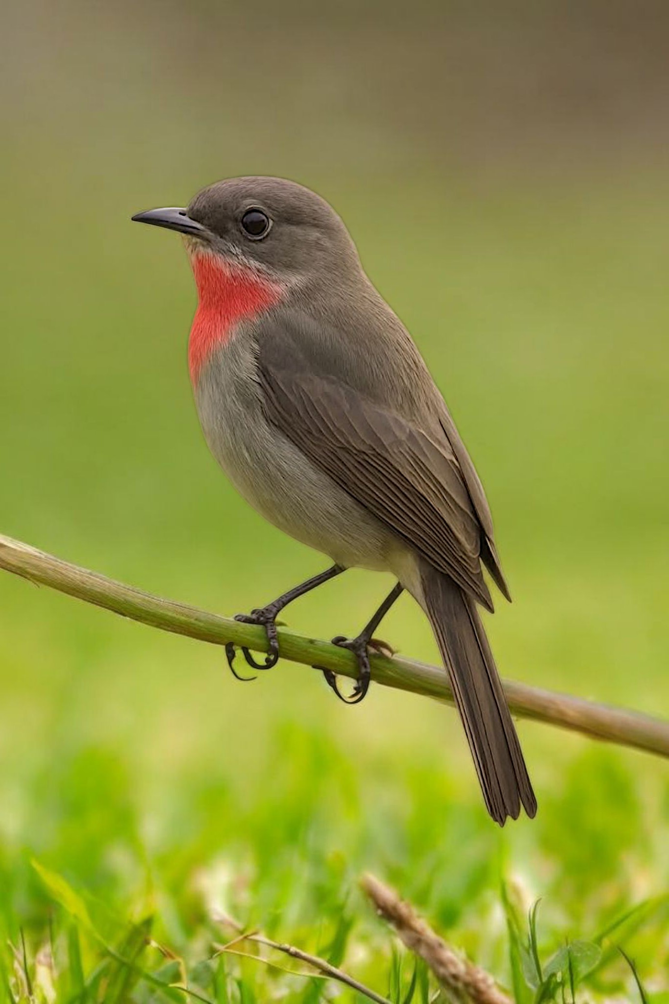 digital - Rose robin 🩶🧡 The rose robin (Petroica rosea) is a small ...