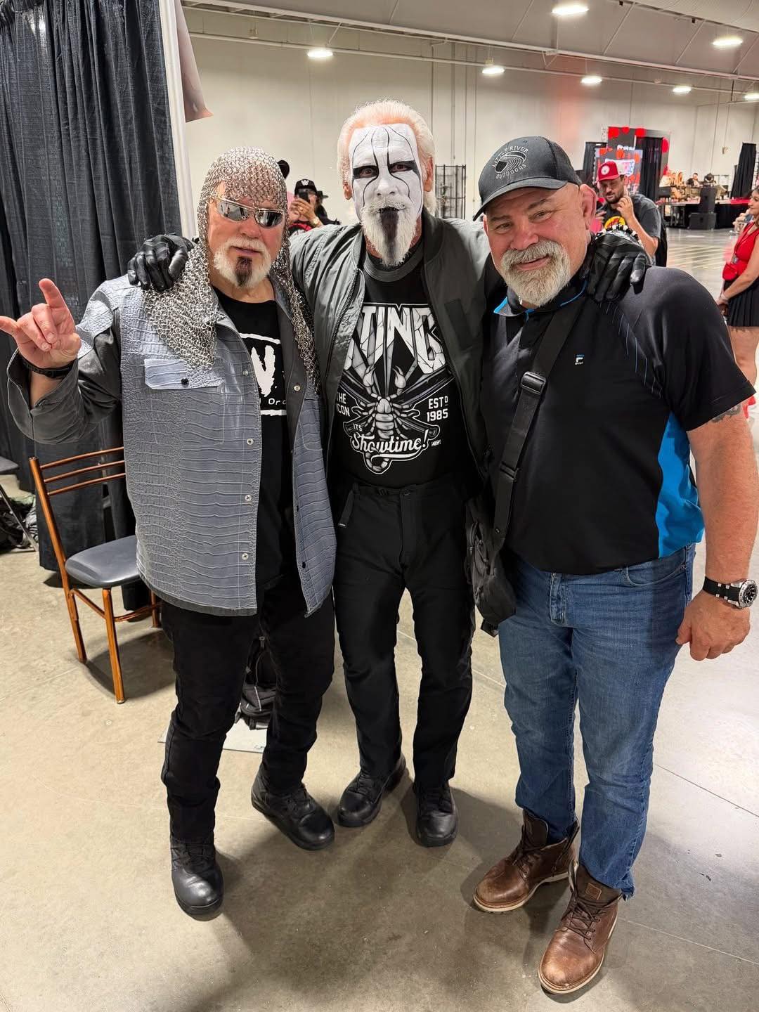 Recent photo of Sting and The Steiners