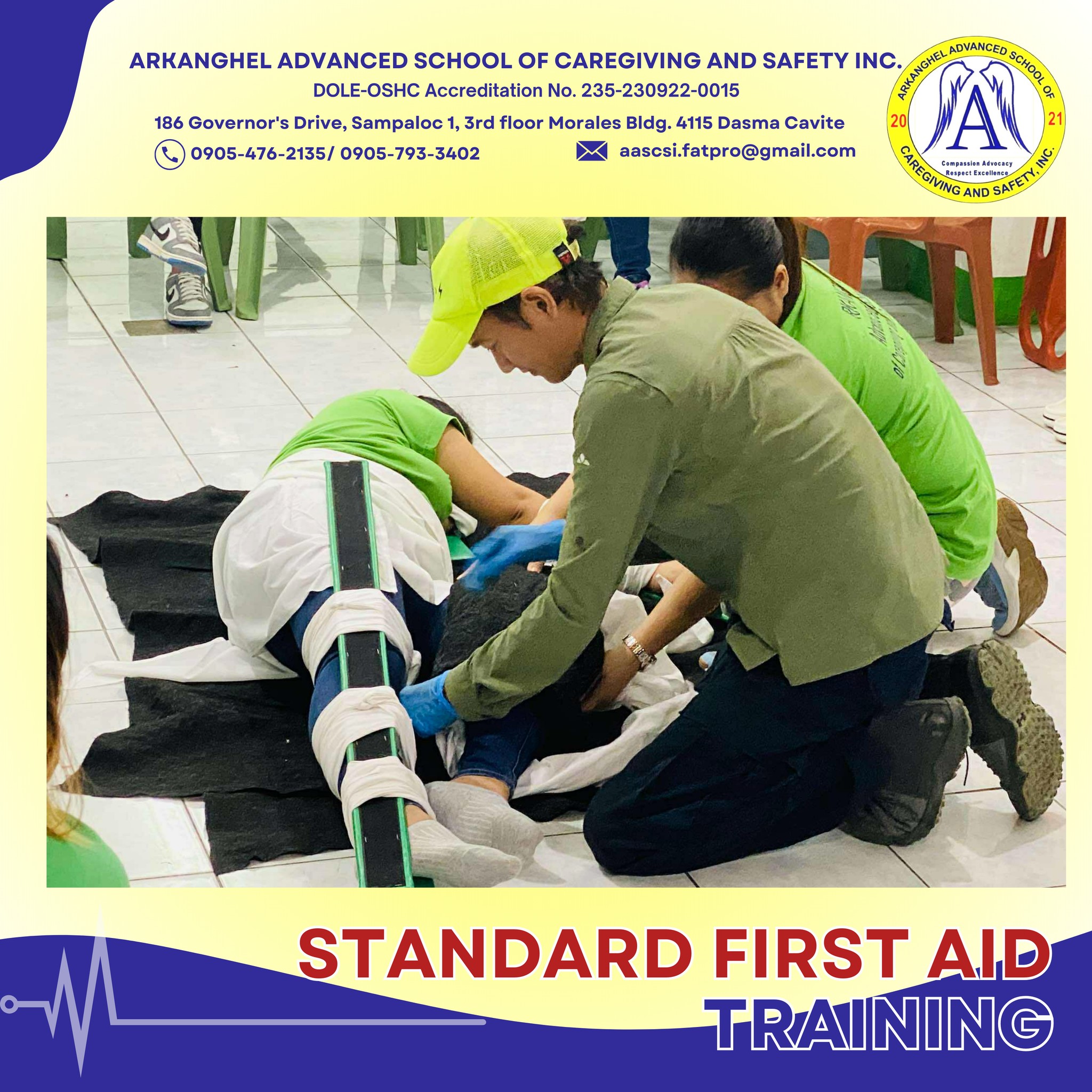 Completed: Days 3 and 4 of DOLE-OSHC Accredited Standard First Aid ...