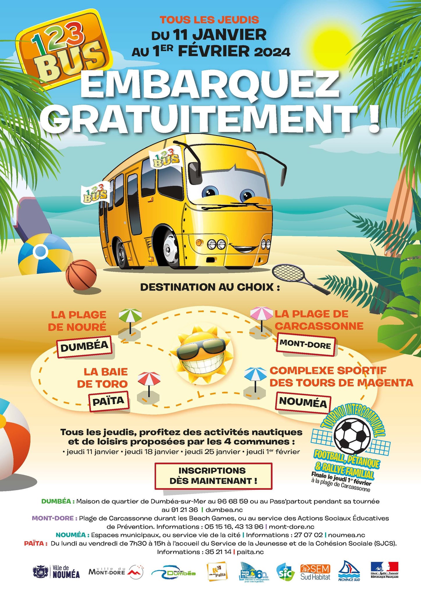 [BUS 1,2,3] 🚌☀️ Cet été,... - Dumbéa j'aime y vivre