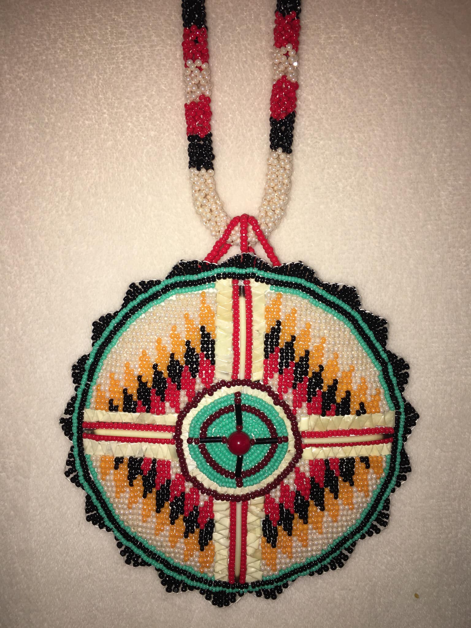 Northern Cheyenne tribe floral embossed medallion available