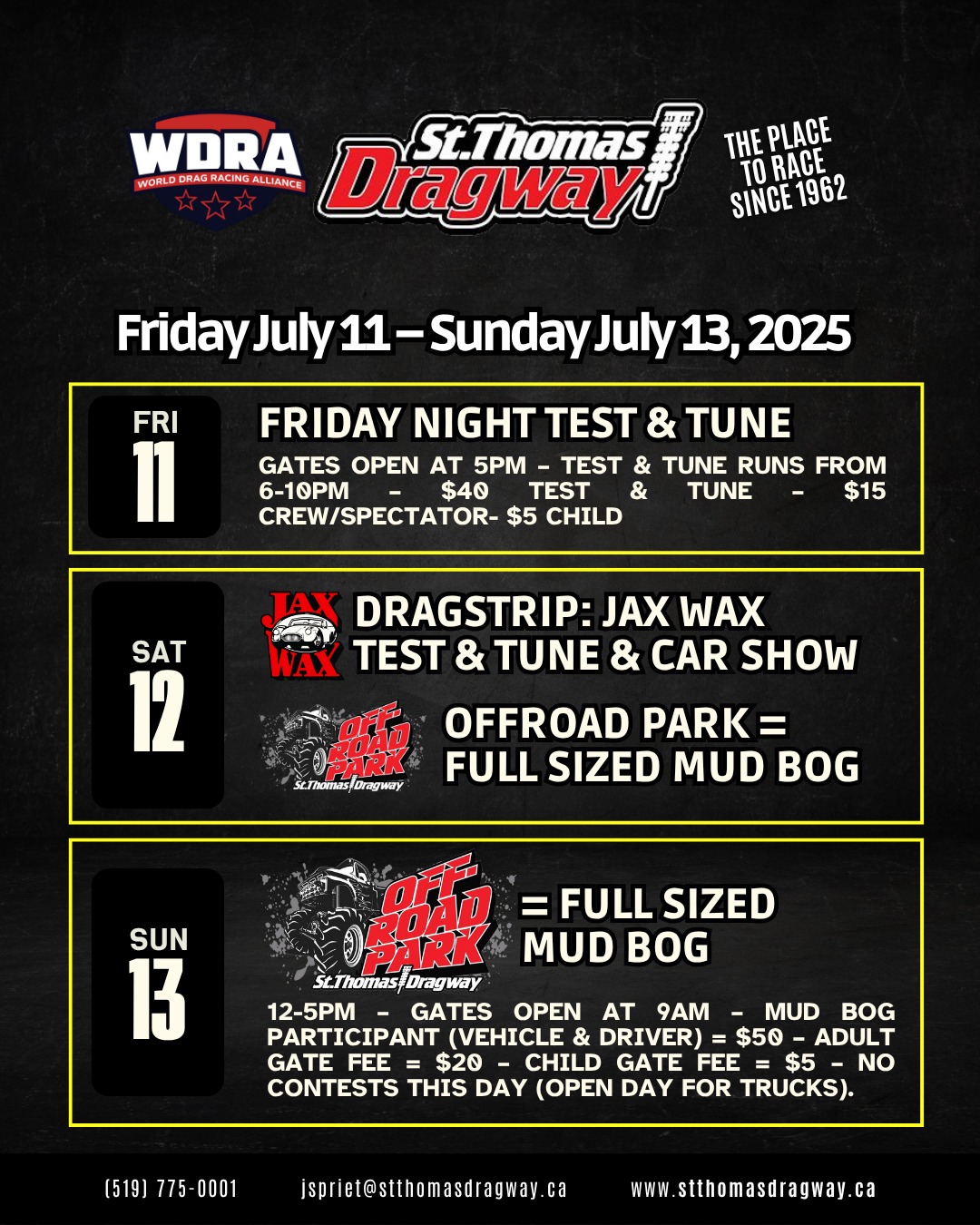 St Thomas Dragway