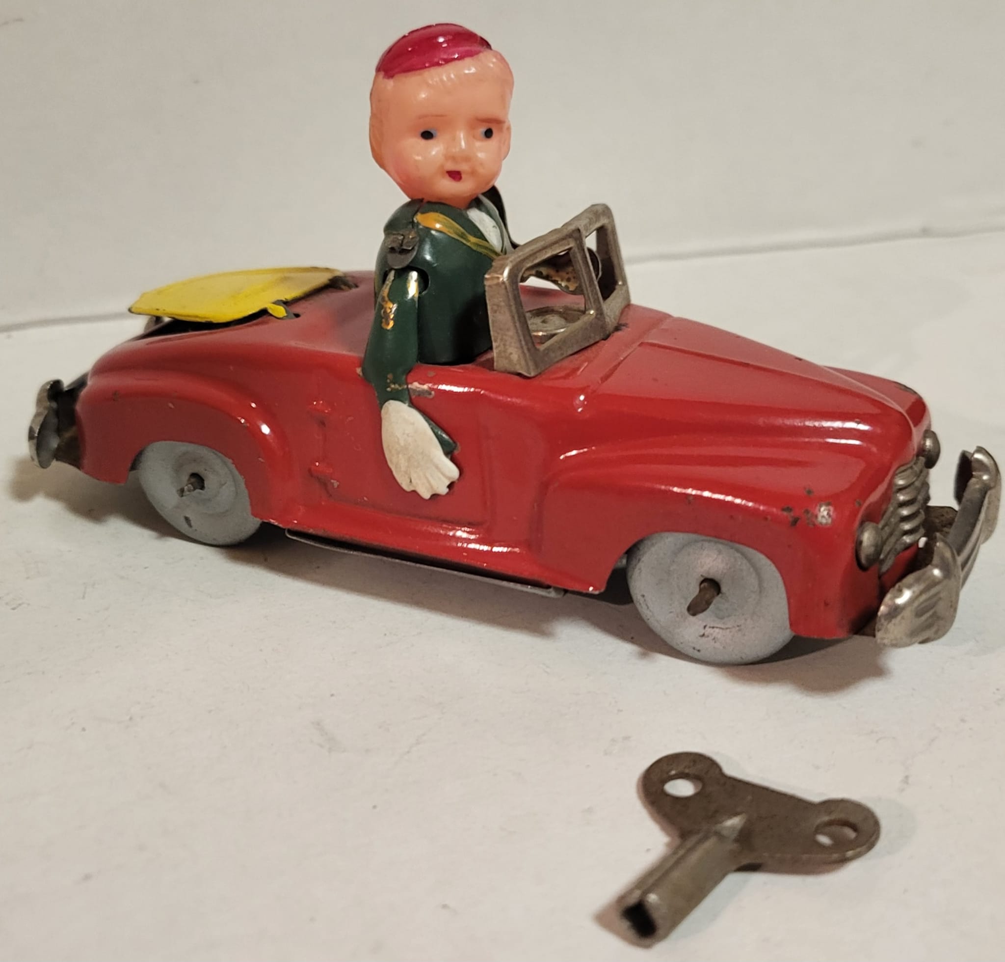 Vintage Occupied Japan tin toy car with box
