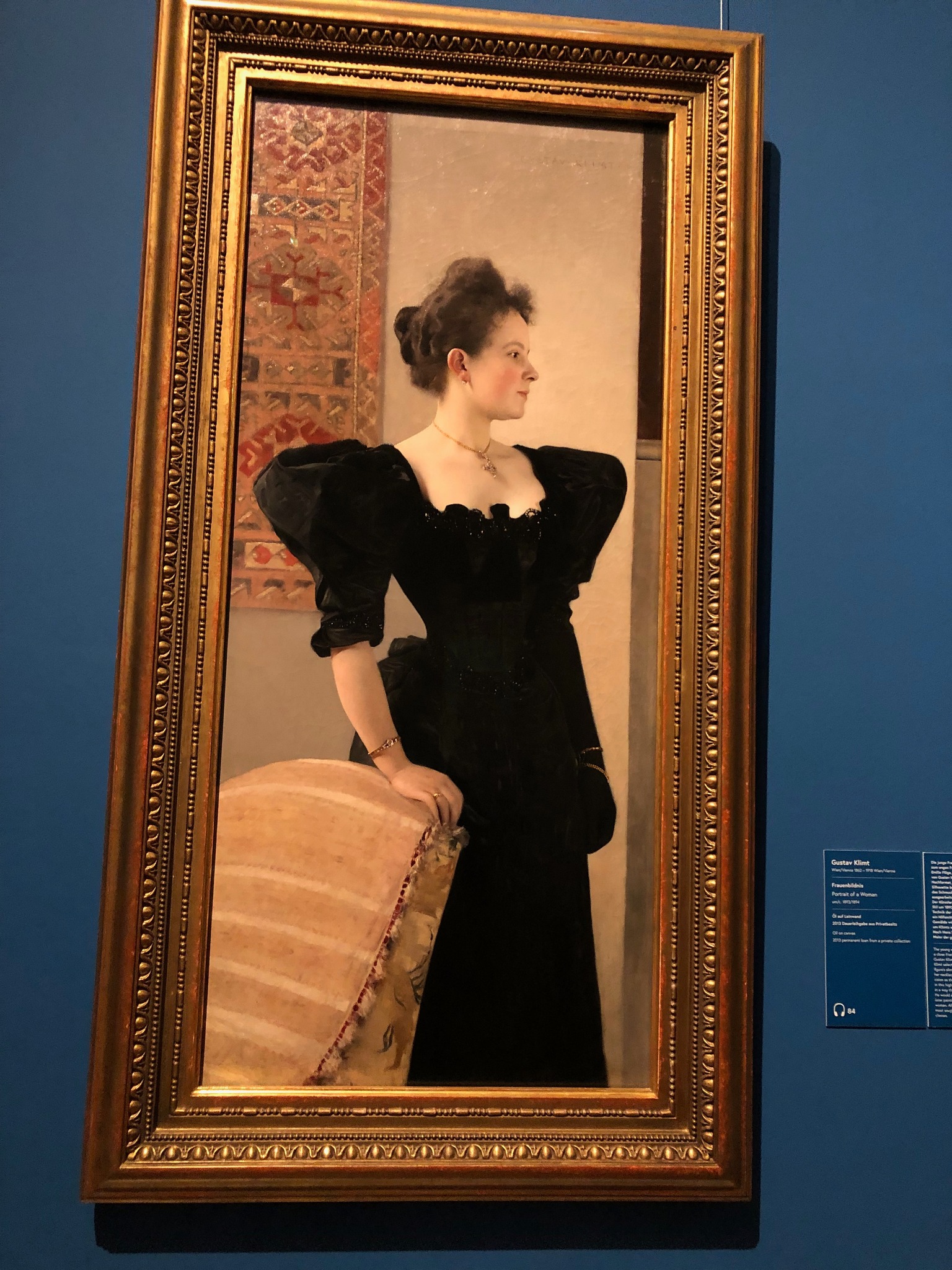 Gustav Klimt's portrait of Marie Henneberg