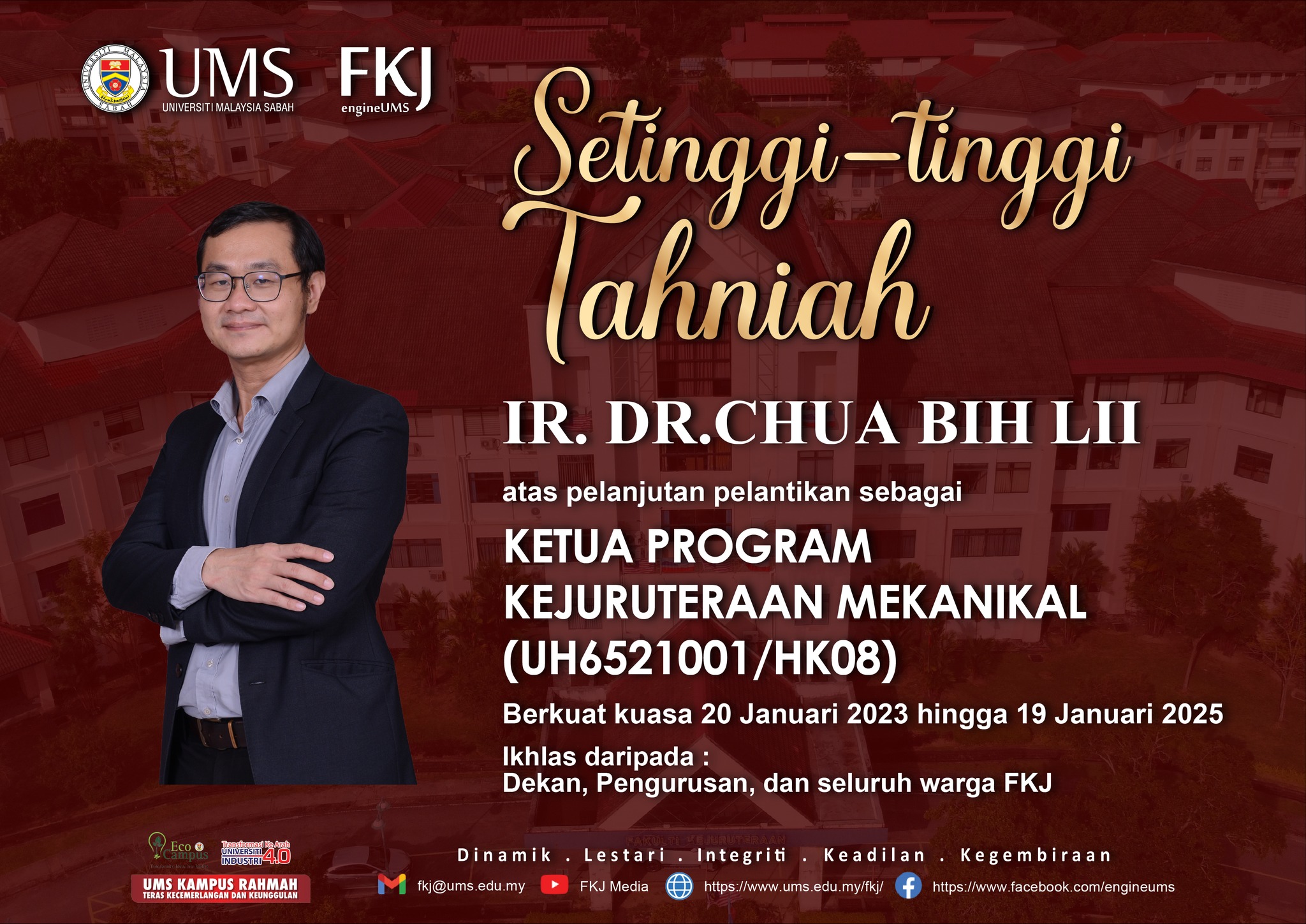 Setinggi-tinggi tahniah... - Fakulti Kejuruteraan UMS | Facebook