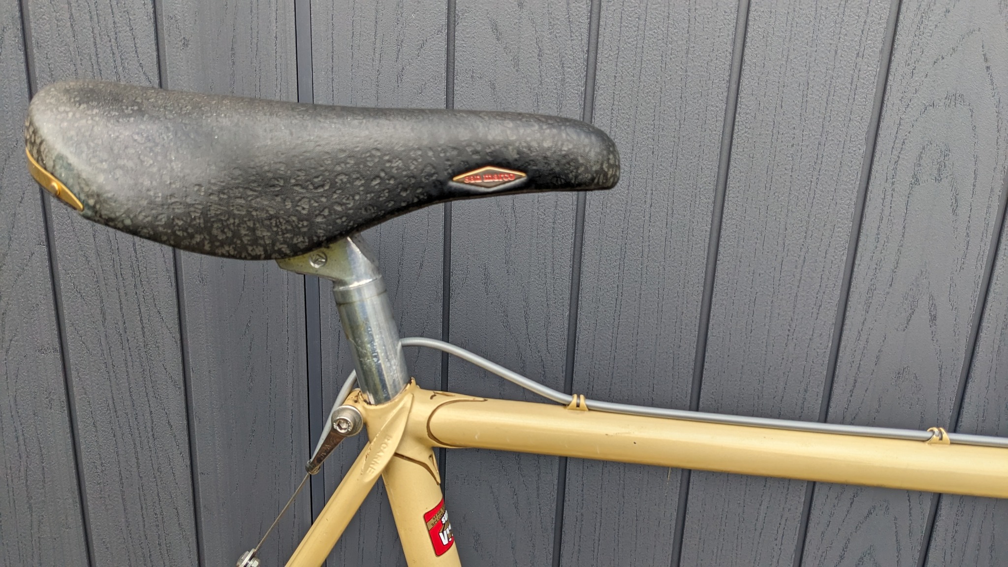 Cadre Vélo Ancien Roger André Bernard Carré - Construction Française Originale - Rare - Occasion