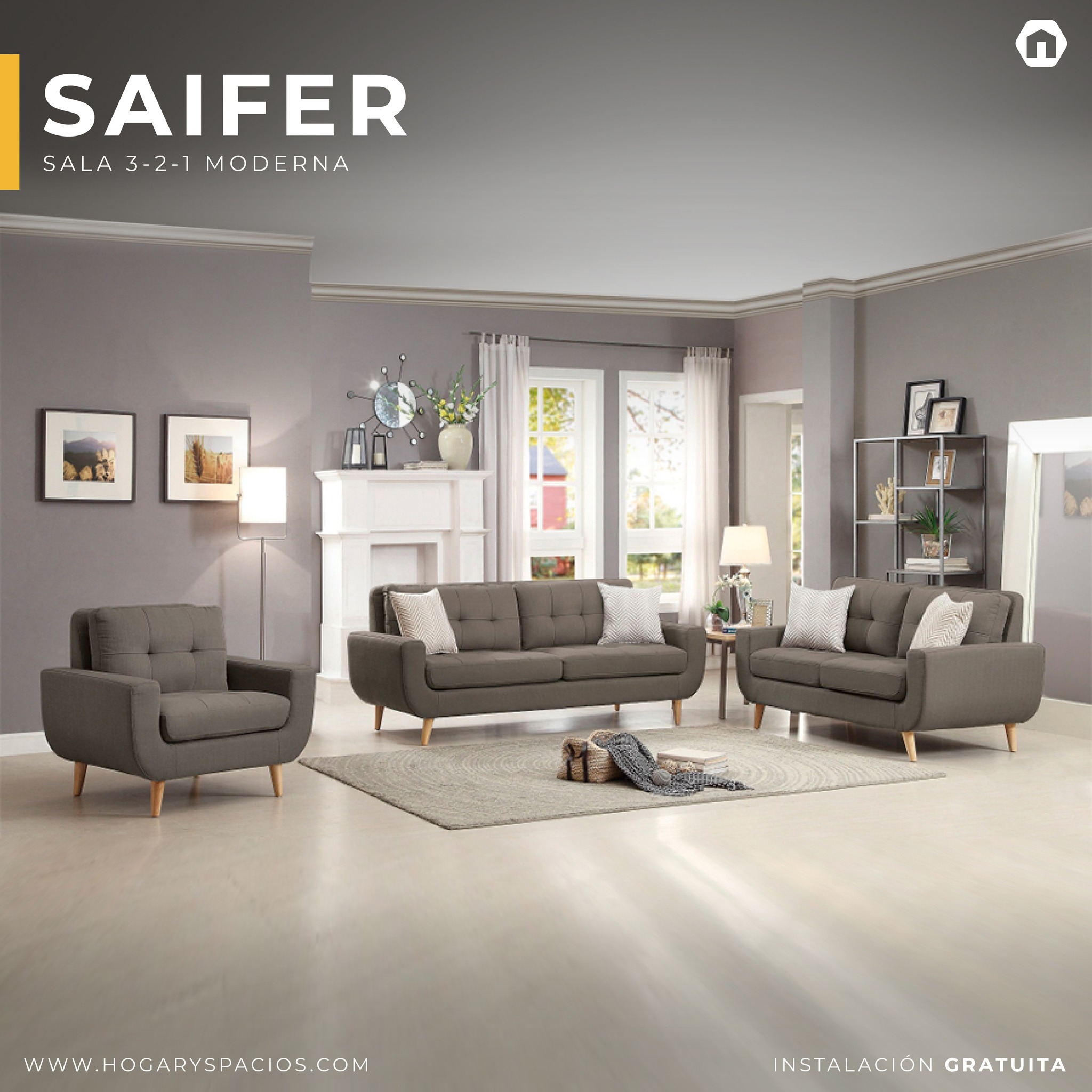 SALA 3-2-1 SAIFER 💘 - Recuerda que... - Hogaryspacios.com