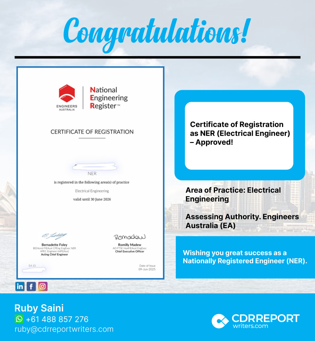 CDR Skill Assessment Australia | Facebook