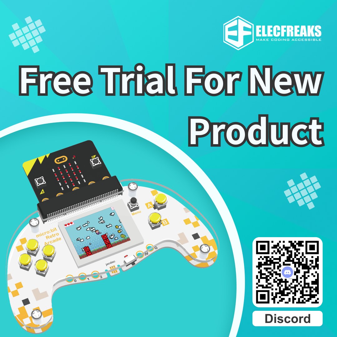 ELECFREAKS - 🎉 FREE TRIAL FOR #newarrival micro:bit Retro Arcade🎉 👀 ...
