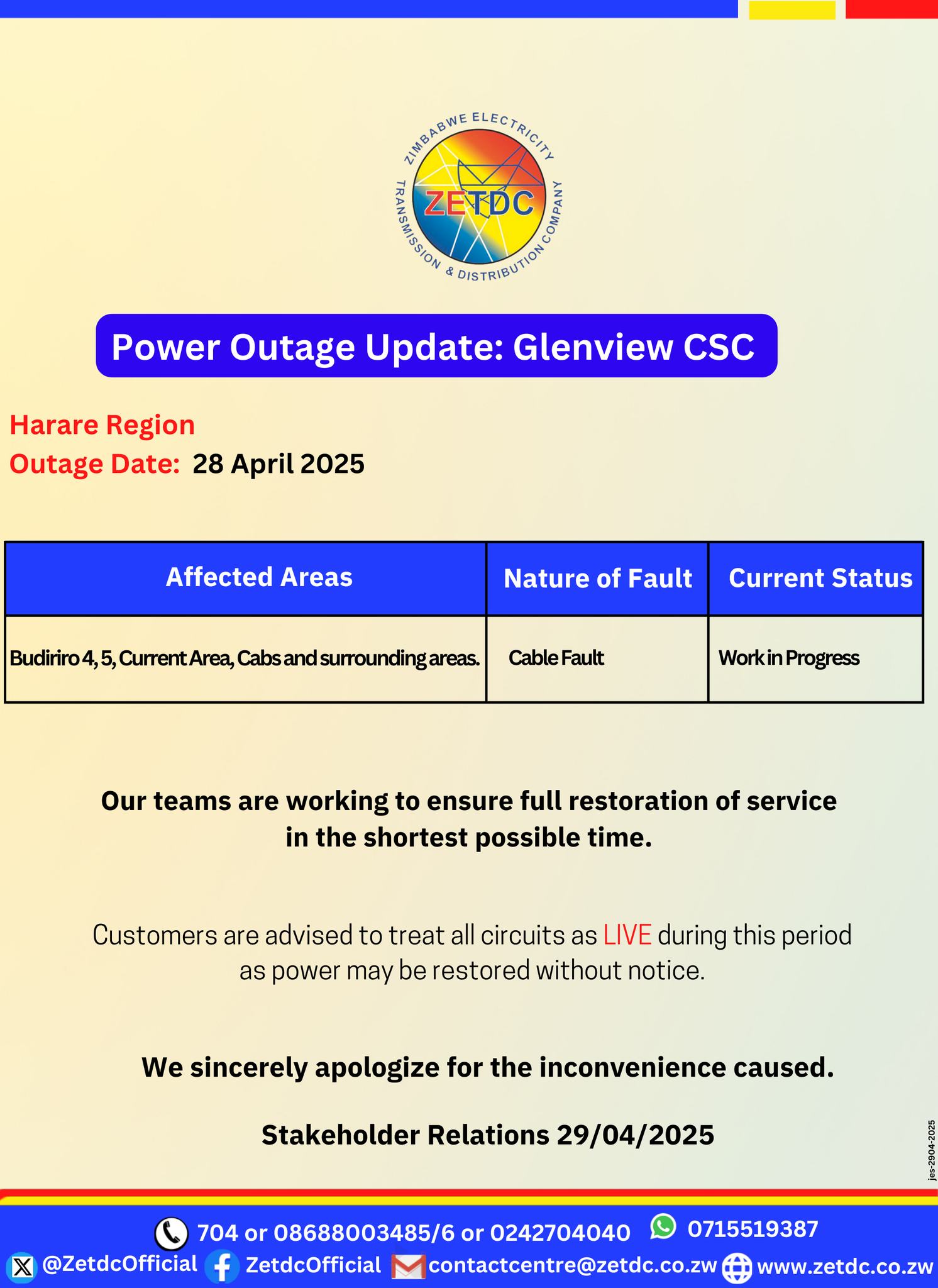 ZETDC - The #ZETDC Self-service portal, has been upgraded... | Facebook