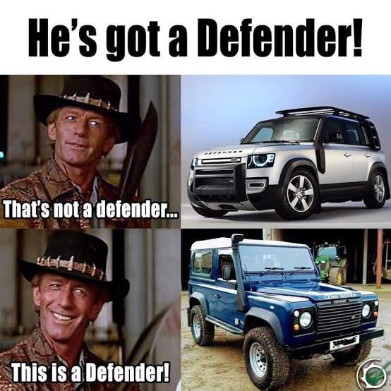 Land Rover Defender Memes