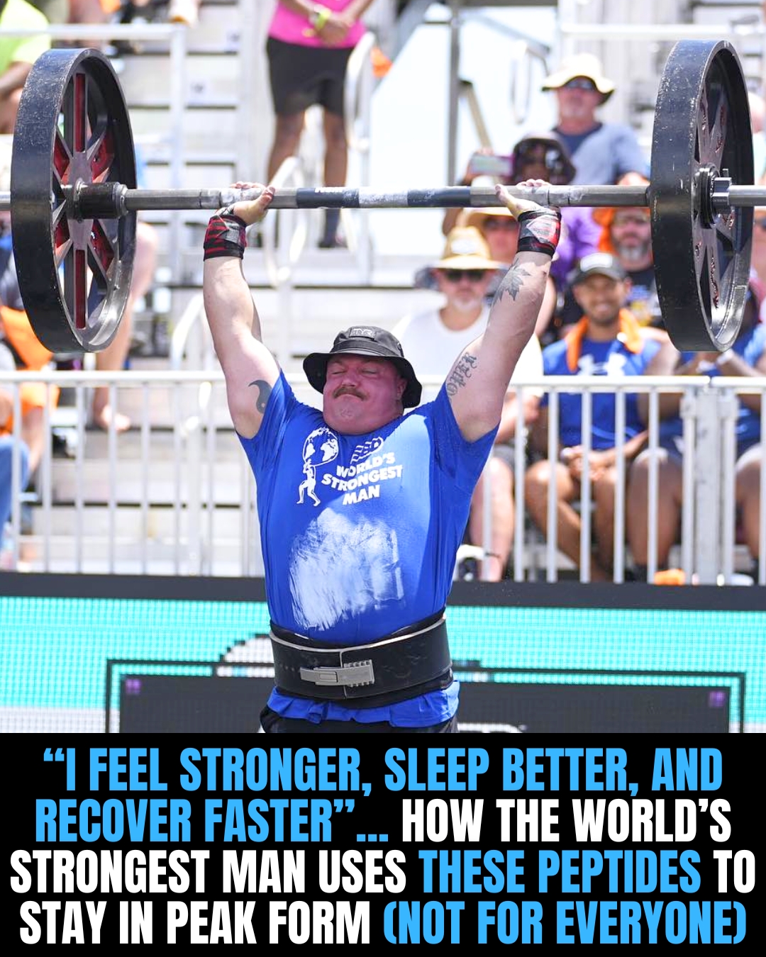 Mitchell Hooper, elite strength athlete and World's Strongest Man competitor, opens up about the personalized peptide and supplement protocol supporting his recovery, energy, and long-term health. From semorelin to NAD+ and glutathione