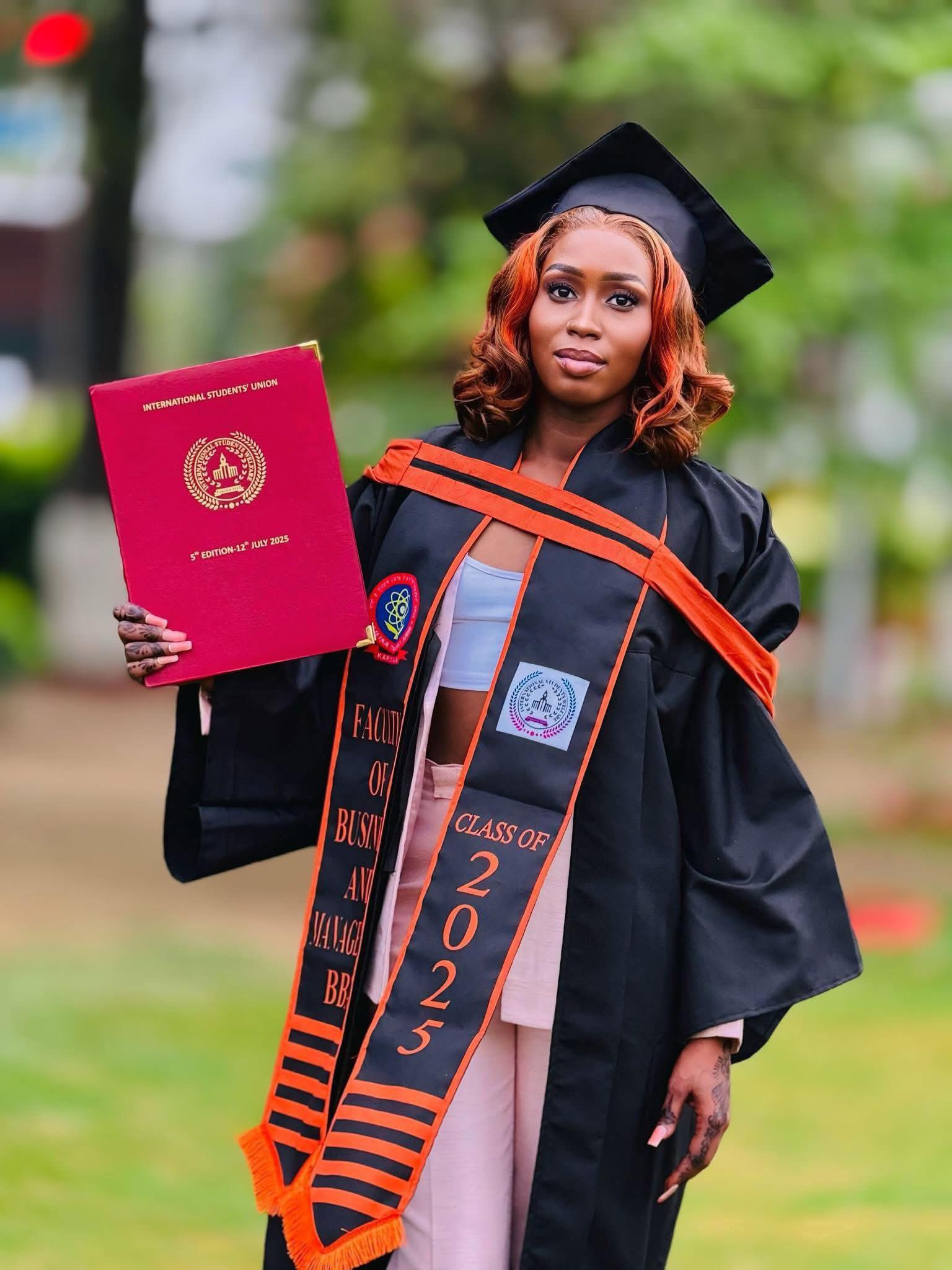 atasha muhlach graduation dress Muhlach's Educational Attainment Atasha Muhlach, daughter of Aga and Charlene Gonzalez, recently graduated from Nottingham Trent University in the United Kingdom. She earned a business degree with honors and even atasha muhlach outfit eat bulaga