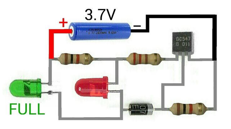 How its Works | a simple circuit designed to indicate the charge status ...
