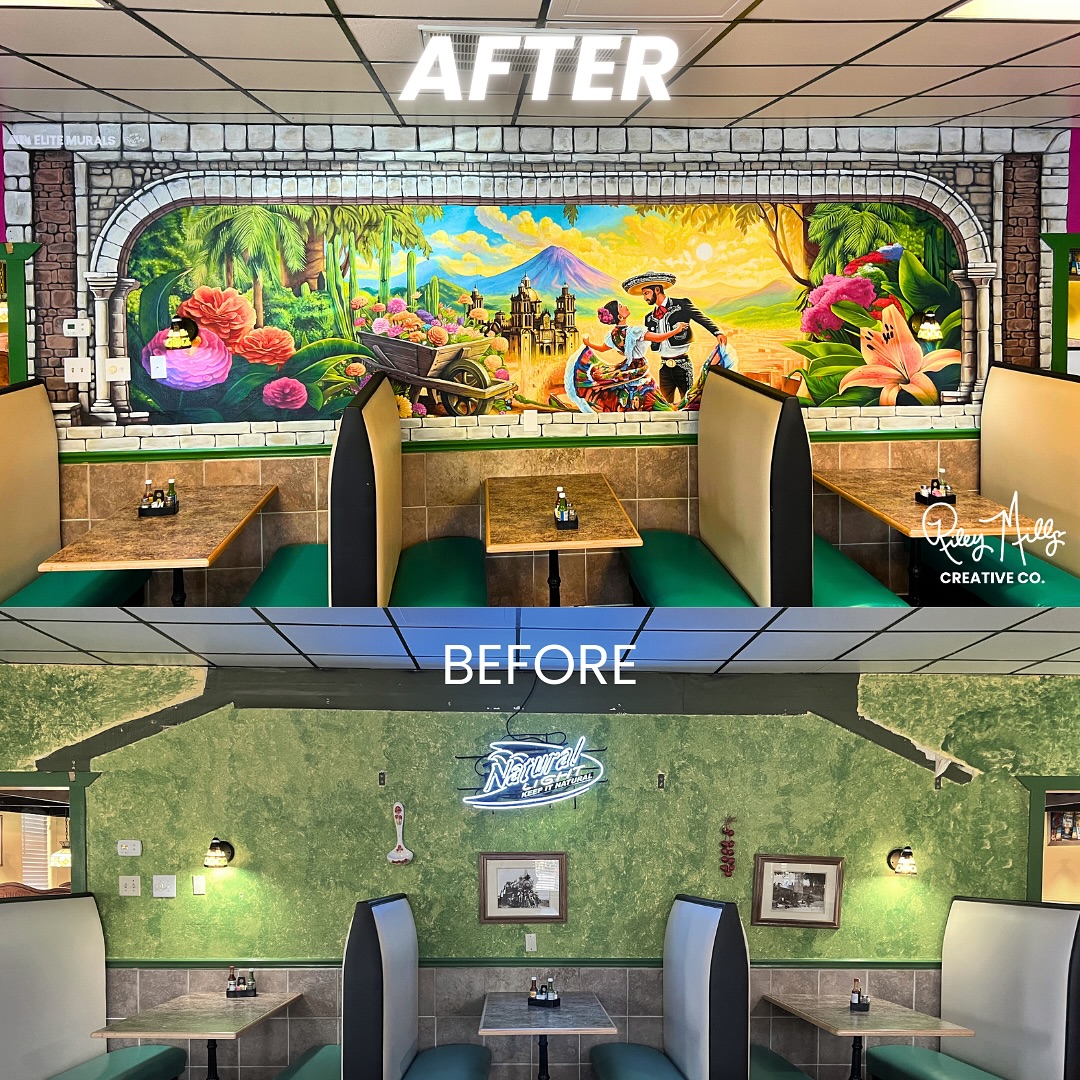 Check out this incredible mural... - Riley Mills Creative Co. | Facebook