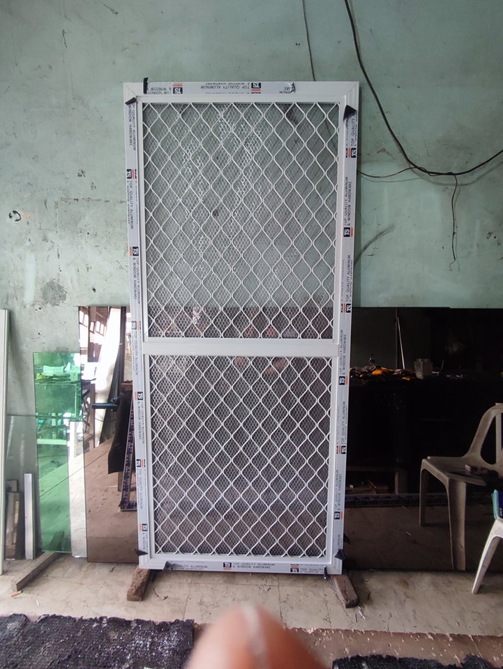 Screen door on... - ALuminyo Aluminum, Glass and Steel works | Facebook